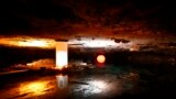 A floating stage and the vault are reflected in a salt lake of a salt mine in the southern Austrian village of Altausse. According to Altausse records, Nazis stored there more than 9000 paintings between 1943-1945.
