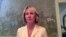 Toma de pantalla de entrevista de la VOA con la embajadora de Estados Unidos ante Naciones Unidas, Kelly Craft.