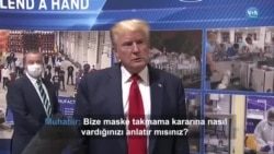 Trump Ford Fabrikasında Basın Karşısına Maskesiz Çıktı