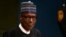 FILE - Nigerian President Muhammadu Buhari, shown addressing the United Nations General Assembly last September, reportedly wants to negotiate for the release of 110 abducted girls.