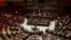 FILE - A view of the Italian parliament.