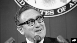 Henry Kissinger, năm 1973, tại Bộ Ngoại Giao Hoa Kỳ, Washington.