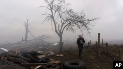 Відеокадр з фільму "20 днів у Маріуполі". В кадрі - Євген Малолєтка (Sundance Institute via AP)