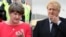 Arlene Foster, jefa del pequeño partido unionista DUP, con sus diez diputados, es aliada indispensable del Primer ministro Boris Johnson.