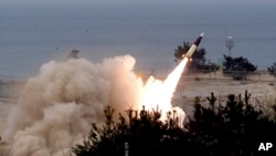 Запуск ракеты ATACMS на учениях в Южной Корее, 24, марта 2022 года