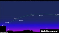 Otro alineamiento de planetas ocurrirá en agosto de 2016, por una semana.