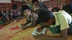 There are concerns that inadequate schooling and vocational training opportunities for Rohingya youth could leave young refugees unprepared for life as adults. (Dave Grunebaum/VOA)