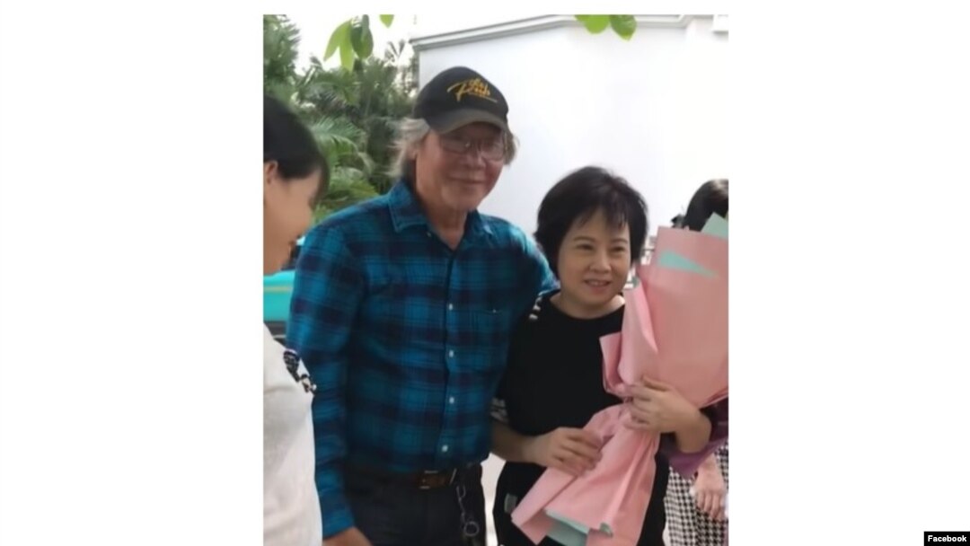 Bà Nguyễn Thúy Hạnh và ông Huỳnh Ngọc Chênh sáng ngày 7/10/2024. Facebook Huynh Ngoc Chenh.