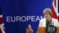British Prime Minister Theresa May speaks during a media conference at an EU summit in Brussels, Oct. 20, 2017. European Union leaders gathered Friday to weigh progress in negotiations on Britain's departure.