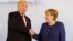 Дональд Трамп і Анґела Меркель у Гамбурзі, 6 липня 2017.
