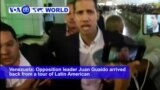 VOA60 World PM - Guaido Returns to Venezuela