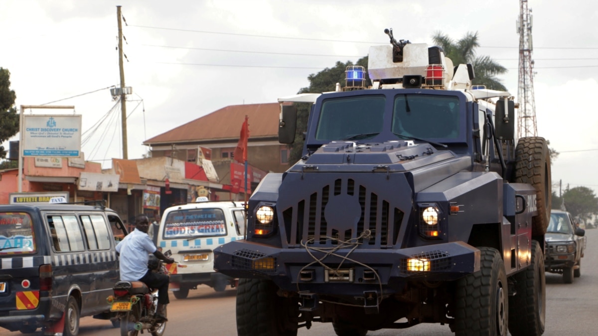 Ugandan Police Tear Gas Opposition People Power Supporters