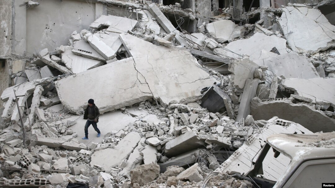 Syria Ghuta Airstrike