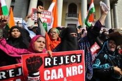 ترمیمی شہریت بل کے خلاف کلکتہ میں خواتین کا مظاہرہ