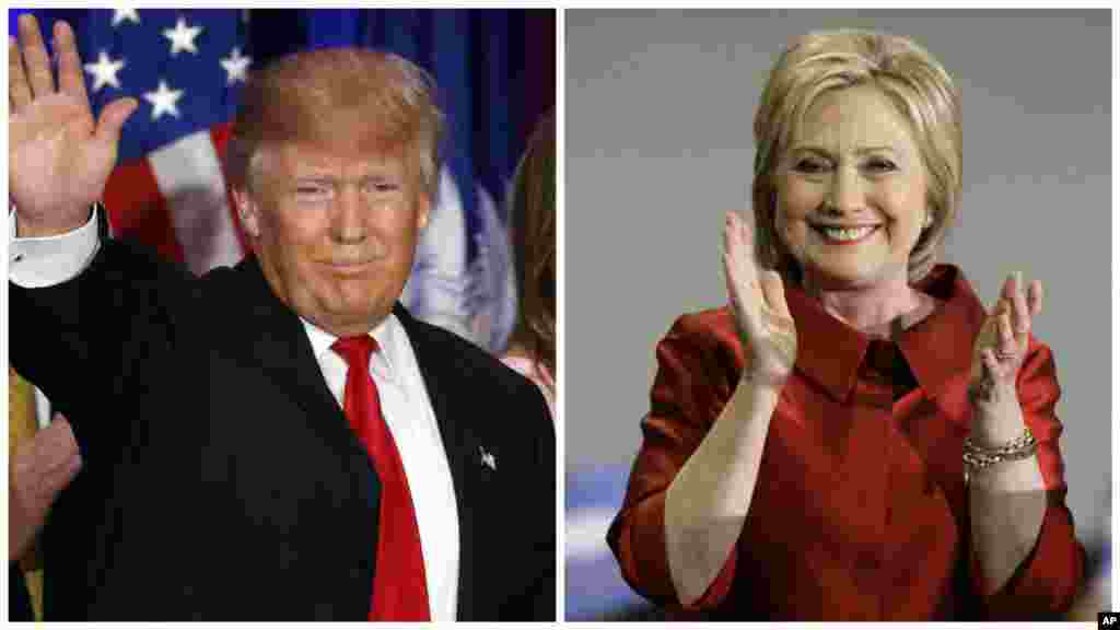 Donald Trump ve Hillary Clinton
