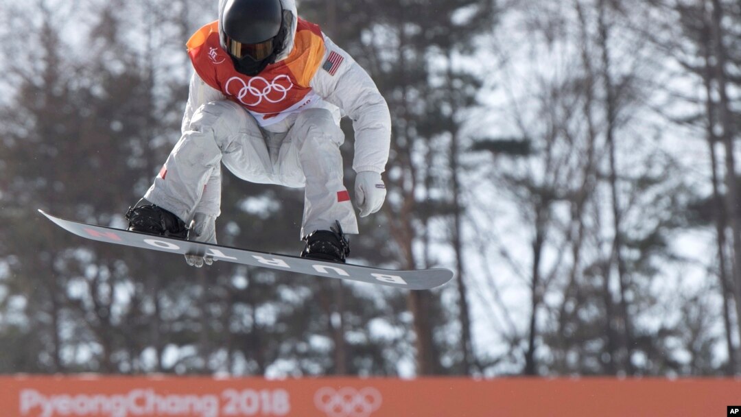 Shaun White, of the United States, rides during the men's snowboard halfpipe at the Phoenix Snow Park at he Pyeongchang 2018 Winter Olympic Games in South Korea, Tuesday, Feb. 13, 2018.