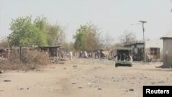 Barnar da Boko Haram tayi wa garin Izghe, Fabrairu 15, 2014.