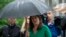 FILE - La secretaria de prensa de la Casa Blanca Sarah Huckabee Sanders en la Casa Blanca, en Washington, el 18 de mayo de 2018. Huckabee Sanders, familiares y amigos fueron invitados a abandonar un restaurante de Virginia el viernes pasado.