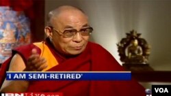 Dalai Lama sudah berada dalam keadaan setengah pensiun sejak tahun 2001.