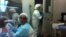 Lab workers at Tbilisi's Richard G. Lugar Center for Public Health Research. (J. Brooke/VOA)