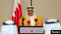 شیخ خالد بن احمد آل خلیفه وزیر امور خارجه بحرین - آرشیو