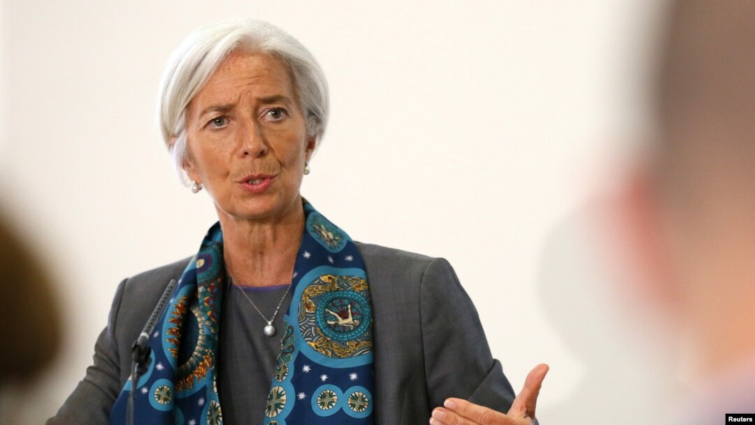Bà Christine Lagarde - Giám đốc điều hành Quỹ Tiền tệ Quốc tế (IMF).