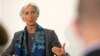 IMF's Lagarde Hints at Slowing World Growth