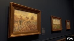 保羅·塞尚(Paul Cezanne)與卡米爾·畢沙羅（Camile Pissarro）有一段亦師亦友的情誼。(美國之音/莫幹生)