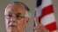 Rep. Barney Frank (D-MA) gestures while speaking at a news conference in Newton, Massachusetts, November 28, 2011.