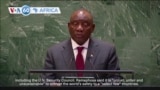 VOA60 Africa-South African President Cyril Ramaphosa called for reforms in global governance structures, including the U.N. Security Council