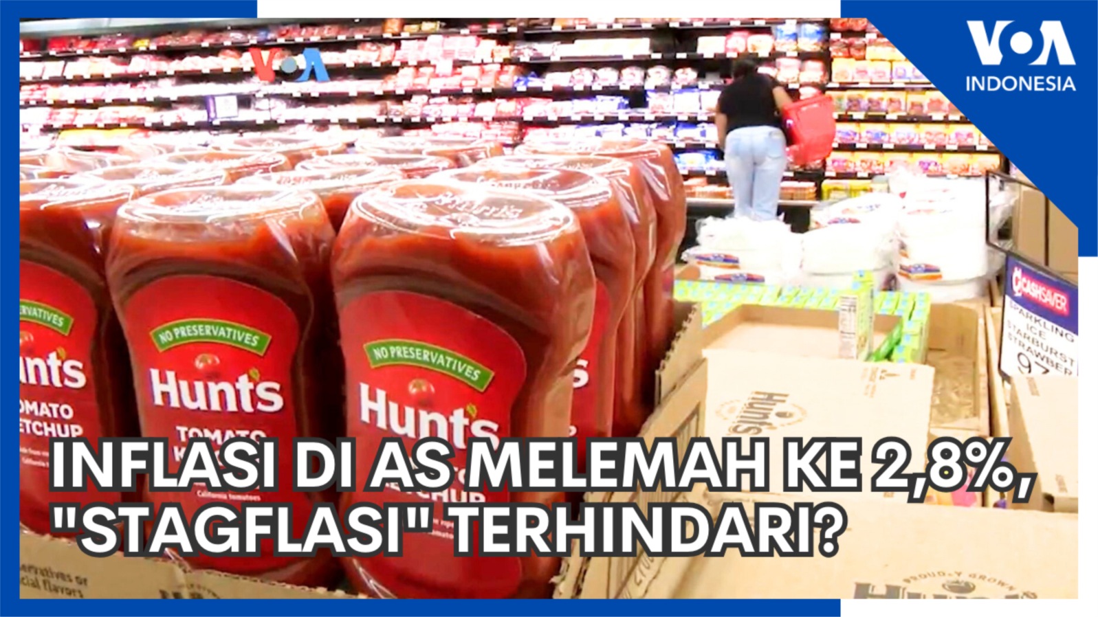 Inflasi di Amerika Melemah ke 2,8%, "Stagflasi" Terhindari?
