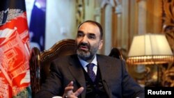 Atta Mohammad Noor, gubernur provinsi Balkh, saat diwawancarai di Kabul, Afghanistan, 25 Januari 2017. (Foto: dok).