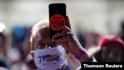 U.S. President Trump campaigns in Newport News, Virginia