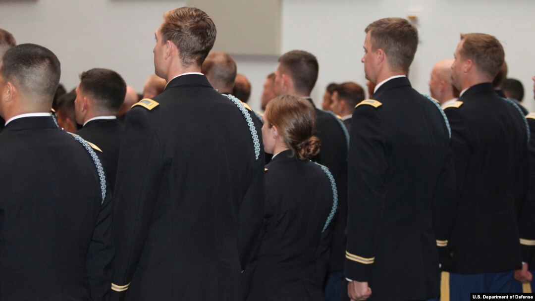 Ten U.S. Army women were the first women graduated from the military branch’s Infantry Basic Officer Leader’s Course, at Fort Benning, Georgia, Oct. 26, 2016. 