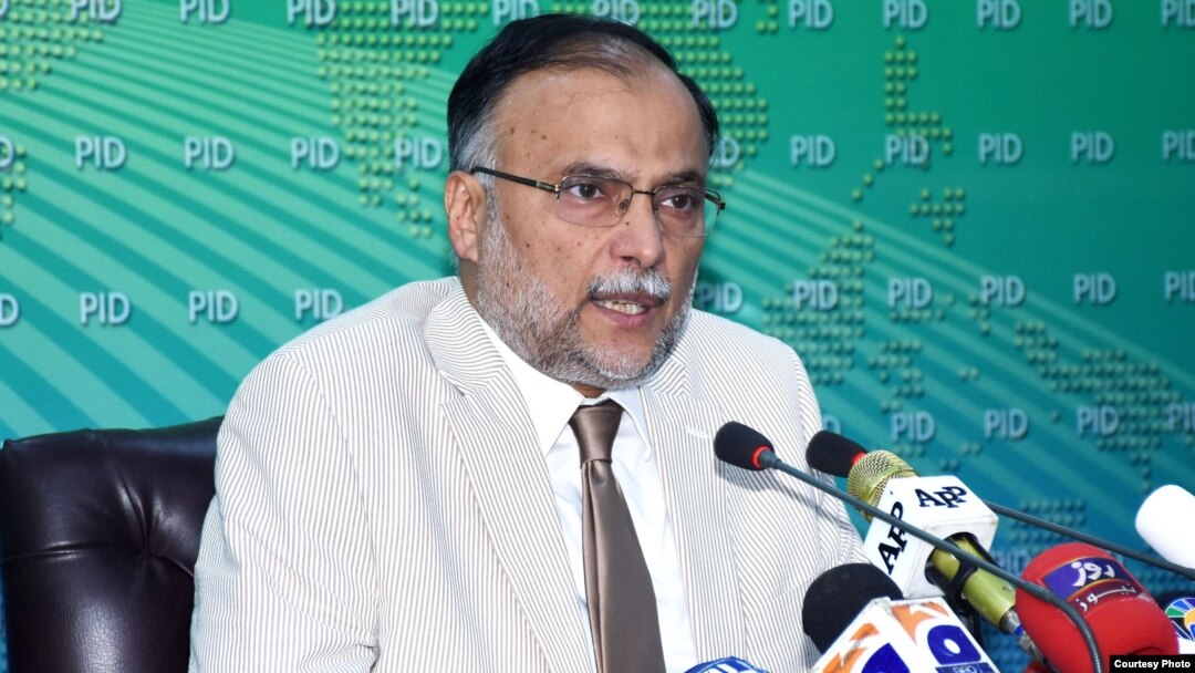 Menteri Dalam Negeri Pakistan, Ahsan Iqbal. 