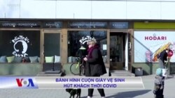 Bánh hình cuộn giấy vệ sinh hút khách thời COVID