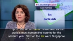 Phát âm chuẩn - Anh ngữ đặc biệt: How Competitive is Your Country? (VOA)