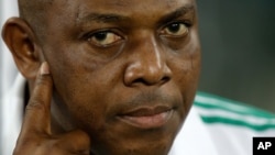 Stephen Keshi lors de la Coupe africaine des Nations le 10 février 2013.