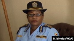 Isikhulumeli samapholisa uSenior Assistant Commissioner Charity Charamba.