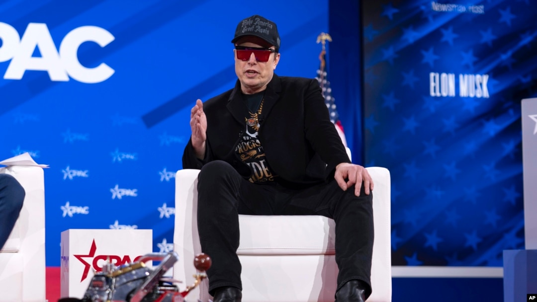 Elon Musk govori na Konzervativnoj konferenciji političke akcije (CPAC) u Gaylord National Resort & Convention Center, u Oxon Hillu, Maryland, 20. februara 2025.