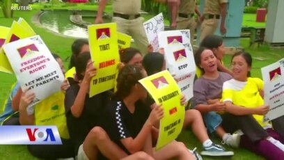 Sinh viên Tây Tạng biểu tình chống Trung Quốc
