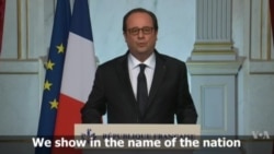 French President Hollande Speaks About the Attack