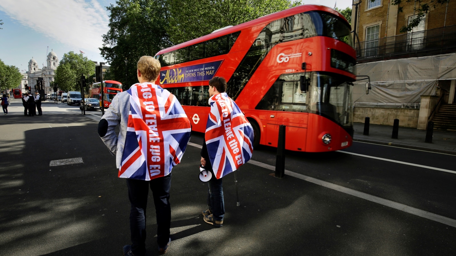 Pristalice izlaska Britanije iz EU