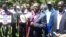 FILE: MDC-T Leader Morgan Tsvangirai addressing a crowd in Harare.