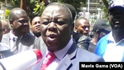 MDC-T leader Morgan Tsvangirai.