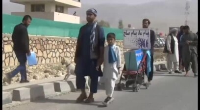 دس برس کے افغان بچے کی امن کی اپیل