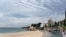 Coogee Beach in Sydney on April 16, 2020. All beaches remained closed as Australia tries to stop the spread of COVID-19.