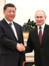 Ruski predsjednik Vladimir Putin i kineski predsjednik Xi Jinping prisustvuju sastanku u Kremlju u Moskvi, Rusija, 20. marta 2023.
