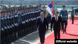 Ministri odbrane Rusije i Srbije - Sergej Šojgu i Aleksandar Vulin tokom susreta u Beogradu, Srbija, 17. februara 2020. (Foto: Ministarstvo odbrane Srbije)