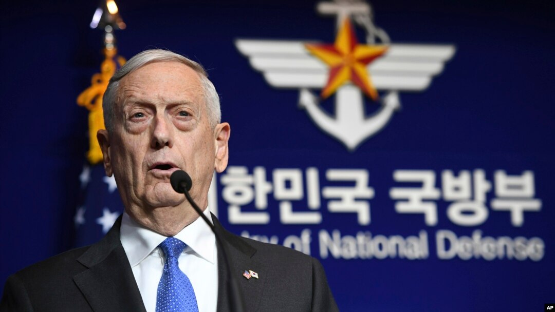 Durante su visita a Corea del Sur, el secretario de Defensa de EE.UU., Jim Mattis advirtió a Corea del Norte que si bien prefieren una solución diplomática también están dispuestos a responder ante cualquier ataque nuclear.